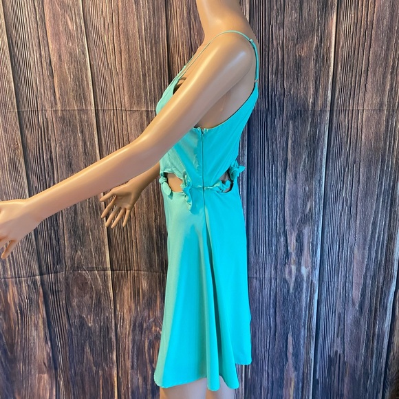 Loveriche NWT aqua marine blue size small cut out dress Nordstrom - Picture 9 of 16